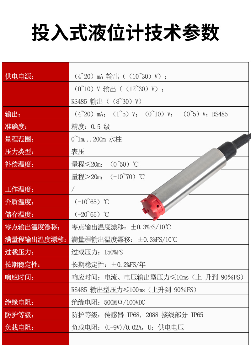 投入式液位計